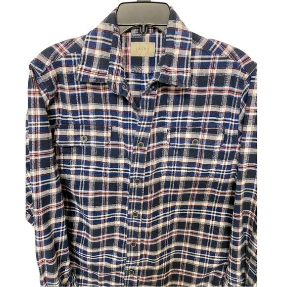 Jachs Men’s Heavyweight Brawny Plaid Shirt - Picture 3 of 8